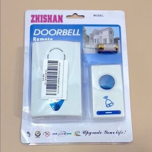 NWT ZHISHAN White and Blue Remote Doorbell​​​​